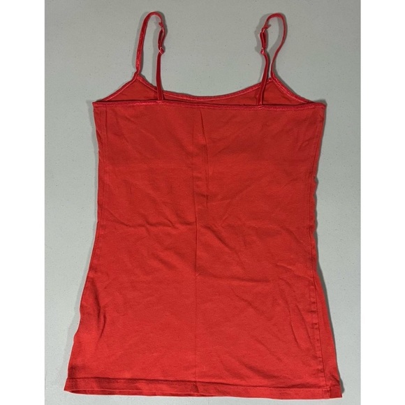 SO Red-Orange ‘Favorite Cami’ Shelf-Bra Camisole Tank Top Shirt Size M ❤️🧡✨ - Picture 2 of 3